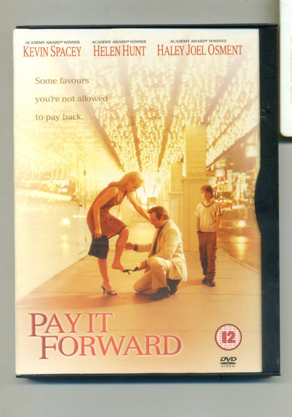 Pay it Forward DVD (2001) Kevin Spacey, Leder (DIR) cert 12 Hot on Sale