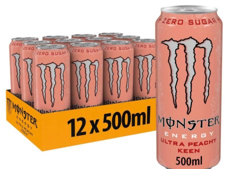 Monster Energy Drink Ultra Peachy Keen Zero Sugar 500ml PMP £1.55  PM £1.55 (Peach) For Sale