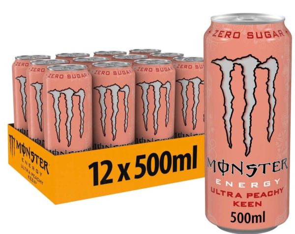 Monster Energy Drink Ultra Peachy Keen Zero Sugar 500ml PMP £1.55  PM £1.55 (Peach) For Sale