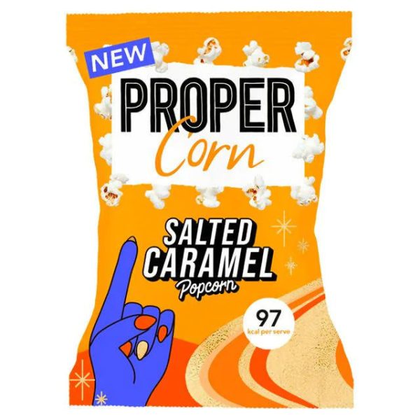 PROPERCORN SALTED CARAMEL POPCORN (20g) x 24 Sale