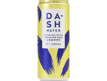 DASH WATER SPARKLING LEMON CANS (330ml) x 12 For Discount