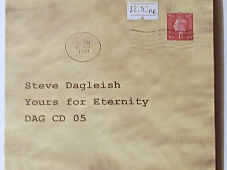 (KK664) Steve Dagleish, Yours For Eternity - 2016 CD Sale