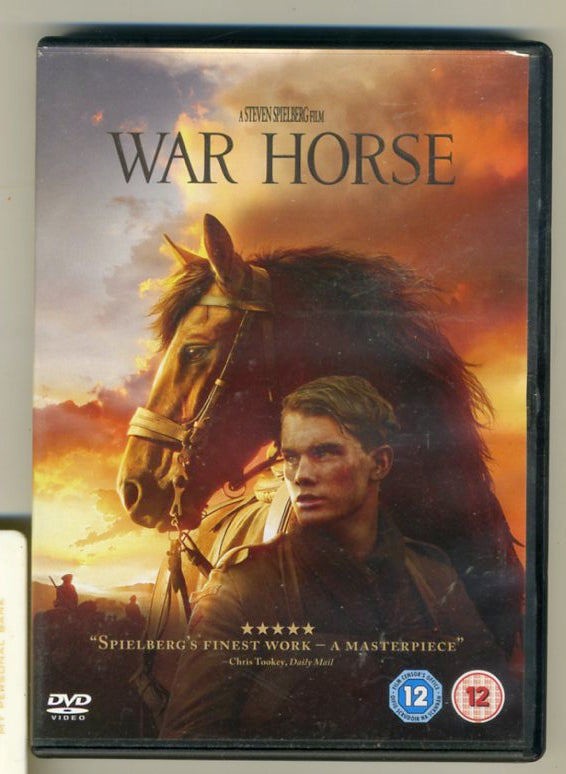 War Horse DVD (2012) Jeremy Irvine, Spielberg (DIR) cert 12 For Cheap