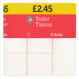 Euro Shopper Toilet 2 Ply Paper Tissue 5x9 Rolls PM 1.25 Discount