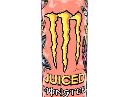 Monster Monarch Peach Nectarine Energy Juice 500ml [PM £1.65 ] (Orange) Online Sale