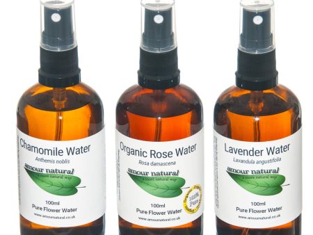 Amour Natural Flower Waters Rose 50ml Supply