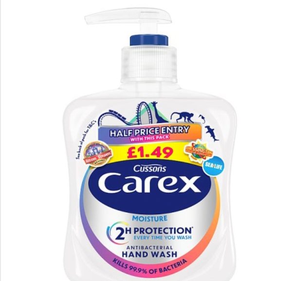 Carex Handwash moisture care 250ml Antibacterial Online Sale