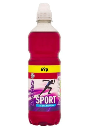 Euro Shopper Sport Isotonic Hydration Berries 12X 500ml [PM 69p ] Online