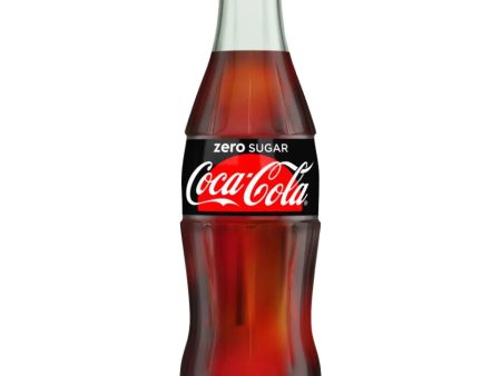 COKE ZERO ICON GLASS BOTTLES (330ml) x 24 Discount