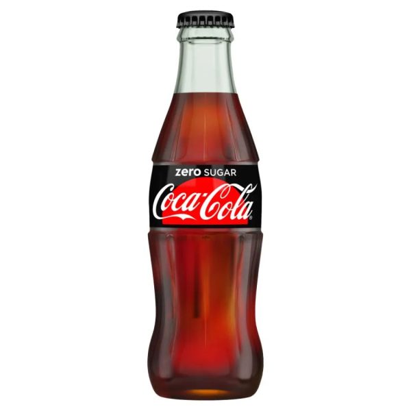 COKE ZERO ICON GLASS BOTTLES (330ml) x 24 Discount