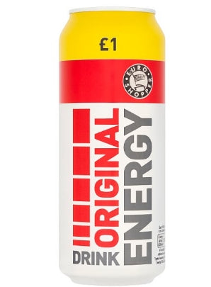 Euro Shopper Original Energy Drink 12x 500ml [PM £1.00 ] on Sale