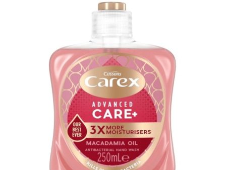 Carex Advanced Care Antibacterial Hand Wash Macadamia Oil 250ml (Pink) Online Sale