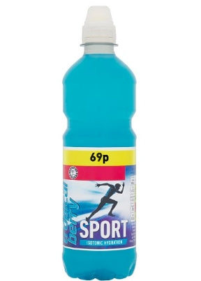 Euro Shopper Sport Isotonic Hydration Tropical Berry 12X 500ml [PM 69p ] Discount