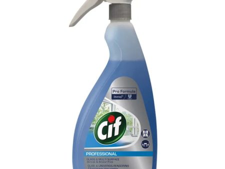 CIF PROFESSIONAL MULTI SURFACE SPRAY (750ml) x 6 Hot on Sale