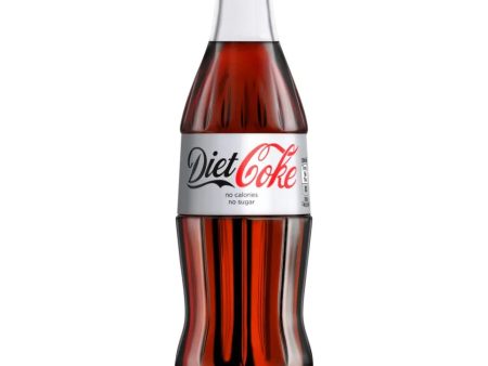 DIET COKE ICON GLASS BOTTLES (330ml) x 24 Cheap