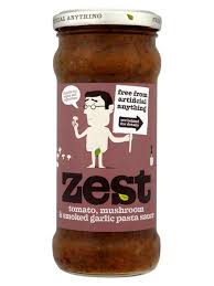 Zest Tomato, Mushroom and Smoked Garlic Pasta Sauce 340g on Sale