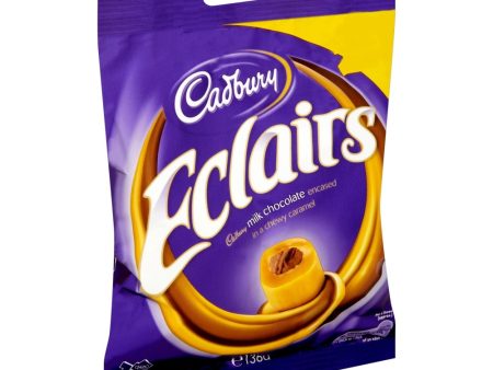 CADBURY CHOCOLATE ECLAIRS BAGS (138g) x 12 Sale