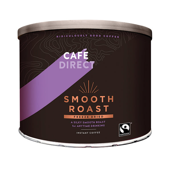 CAFÉDIRECT FAIRTRADE SMOOTH ROAST INSTANT COFFEE TIN (500g) Online