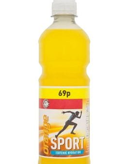 Euro Shopper Sport Isotonic Hydration Orange 12X 500ml [PM 69p ] Hot on Sale