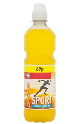 Euro Shopper Sport Isotonic Hydration Orange 12X 500ml [PM 69p ] Hot on Sale