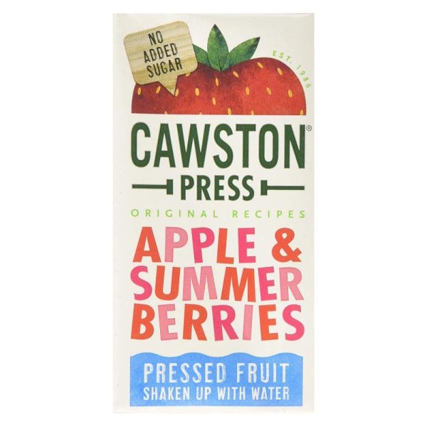 CAWSTON PRESS KIDS BLEND APPLES AND SUMMER BERRIES CARTONS (200ml) x 18 on Sale