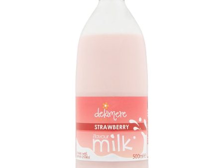 Delamere Dairy Strawberry Flavour Milk 12x 500ml For Discount