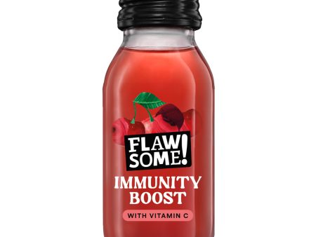 FLAWSOME! CHERRY IMMUNITY BOOST + VITAMIN C HEALTH SHOTS (60ml) x 12 Online