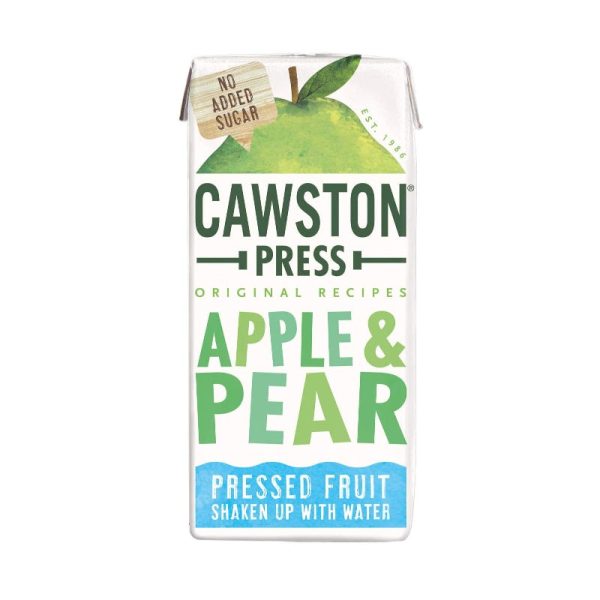 CAWSTON PRESS KIDS BLEND APPLE & PEAR CARTONS (200ml) x 18 For Sale