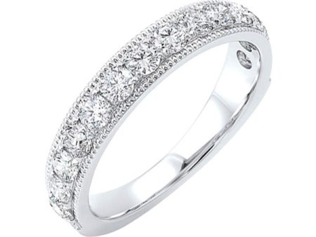 14Kt White Gold & Sapphire 1Ctw Ring Discount