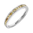 10Kt White Gold Citrine 1 3Ctw Ring Online Sale