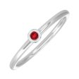 14Kt White Gold Garnet 1 20Ctw Ring For Sale