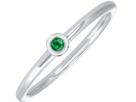 14Kt White Gold Emerald 1 20Ctw Ring Supply