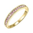 10Kt Yellow Gold Pink Tourmaline 1 3Ctw Ring Cheap