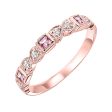 14Kt Rose Gold Diamond 1 12Ctw & Pink Tourmaline 1 7Ctw Ring Discount