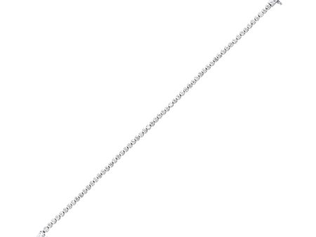 14Kt White Gold Diamond 2 1 3Ctw Bracelet For Sale