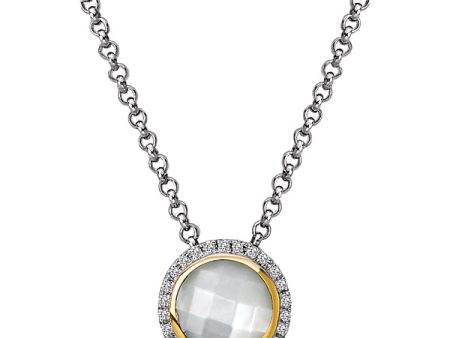 Diamond and Gemstone Halo Pendant Cheap