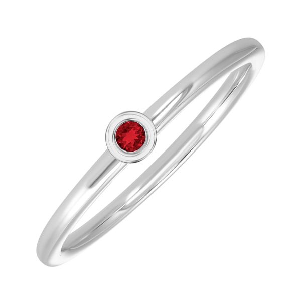 10Kt White Gold Garnet 1 20Ctw Ring Online now