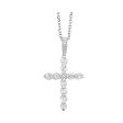 14Kt White Gold Diamond 1 2Ctw Pendant Online now