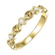 10Kt Yellow Gold Diamond 1 20Ctw & Citrine 1 6Ctw Ring on Sale