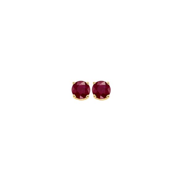 14Kt Yellow Gold Garnet 1 4Ctw Earring Online Sale