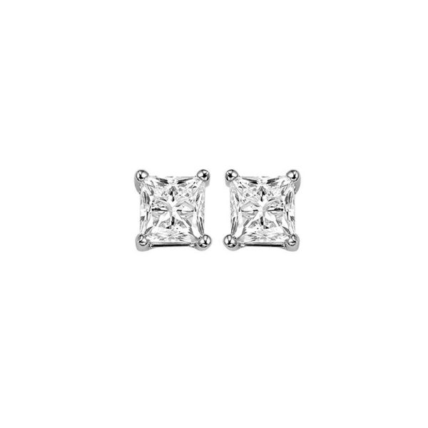 14Kt White Gold Diamond 1 2Ctw Earring Online now