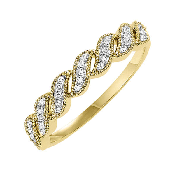 14Kt Yellow Gold Diamond 1 10Ctw Ring Online Sale