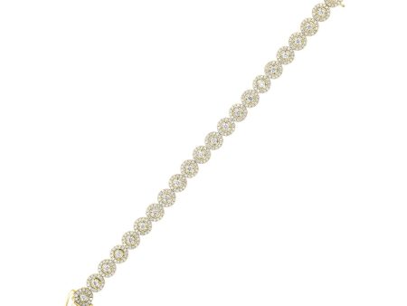 14Kt Yellow Gold Diamond 2Ctw Bracelet Discount