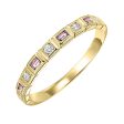 14Kt Yellow Gold Diamond 1 12Ctw & Pink Tourmaline 1 8Ctw Ring Cheap