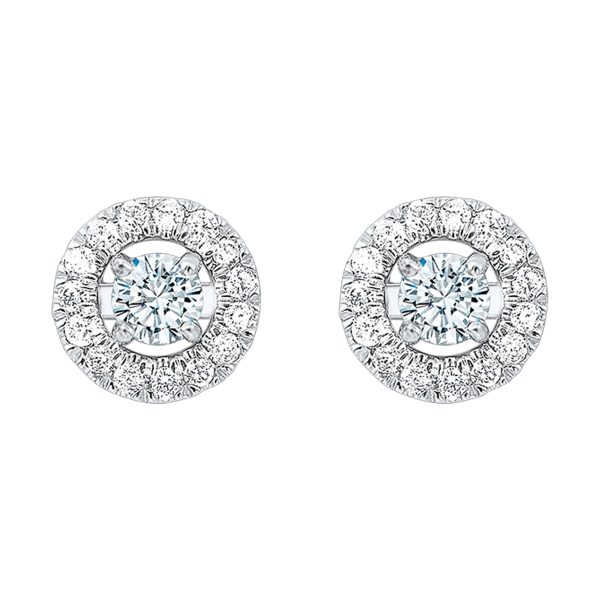 14Kt White Gold Diamond 1 6Ctw Earring Discount