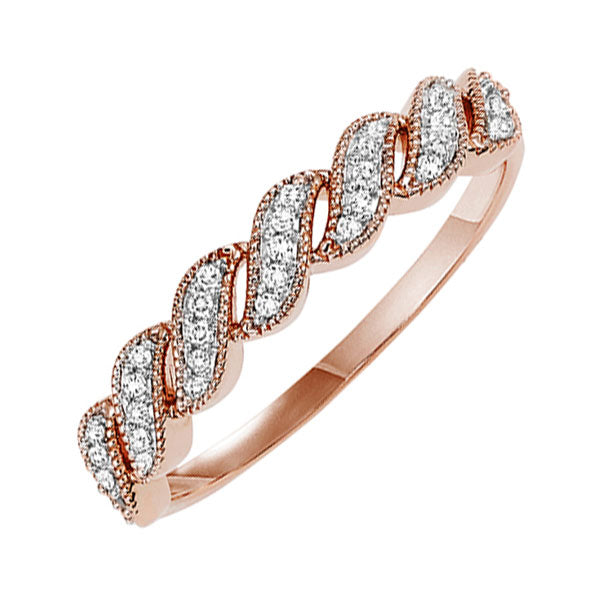 14Kt Rose Gold Diamond 1 10Ctw Ring For Discount