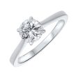 14Kt White Gold Diamond 1Ctw Ring Hot on Sale