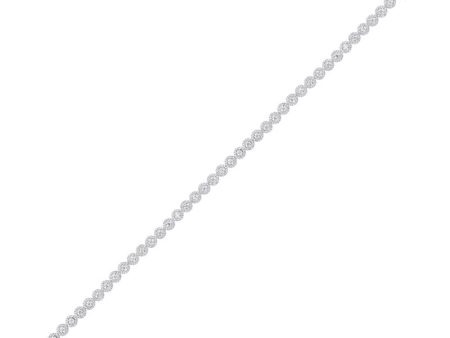 14Kt White Gold Diamond 4Ctw Bracelet Sale