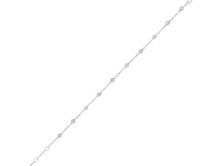 14Kt White Gold Diamond 1 2Ctw Bracelet Online Hot Sale