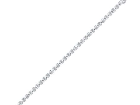 14Kt White Gold Diamond 1 1 3Ctw Bracelet Cheap